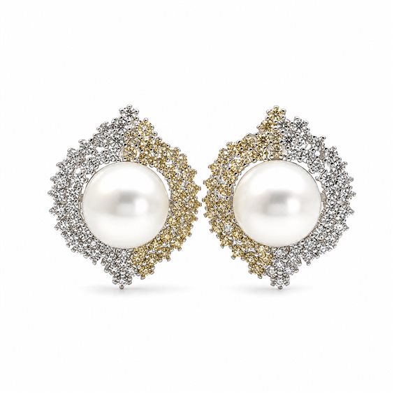 Orecchini Cianfrone Gioielli Donna in Argento Perla BROC.B 957 OR - BROC.B 957 OR